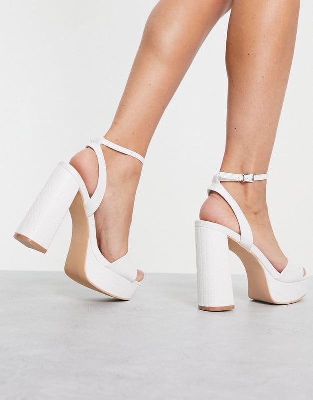 Glamorous platform outlet chunky heel
