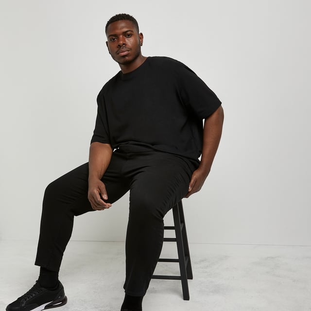 River Island Mens Jeans Big & Tall Black