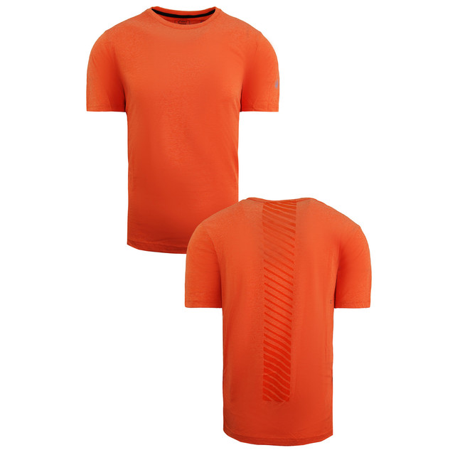 Asics t shirt homme orange store