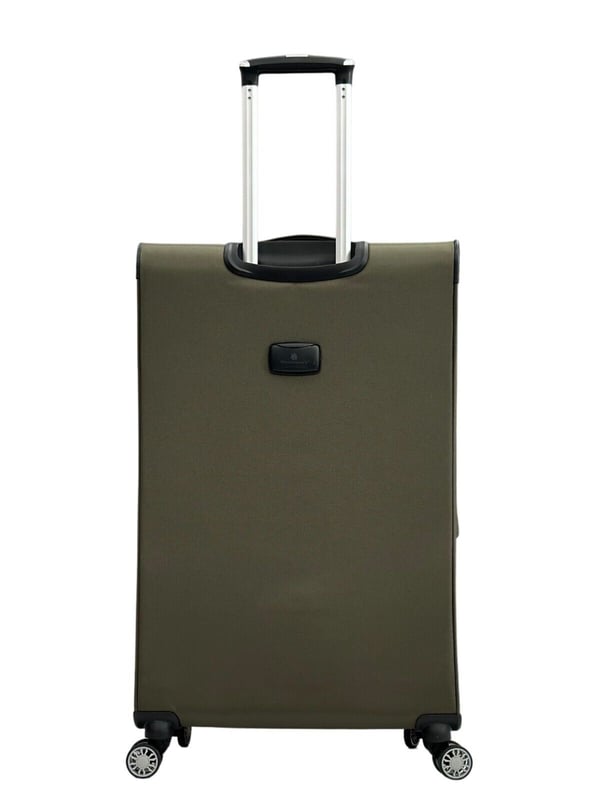 Descubra el epítome de la comodidad de viaje con nuestra colección de maletas ligeras, un pináculo del estilo y la practicidad. Diseñadas para sobresalir en el mundo de los viajes, estas maletas se encuentran entre las más ligeras de su clase y ofrecen una construcción de primera calidad para satisfacer las demandas de cualquier viaje. Fabricadas con material de nailon Jacquard 900D ultrarresistente para una mayor durabilidad. Asa telescópica con autobloqueo y cierre con cremallera para un uso fácil. Las ruedas giratorias dobles de 360° garantizan una movilidad sin esfuerzo. Función expandible (excluido el tamaño Cabin/Small) para un embalaje versátil. Cerradura segura integrada de 3 dígitos aprobada por la TSA para una mayor seguridad. Cada tamaño cuenta con un interior completamente forrado con poliéster de alta calidad, correas de embalaje ajustables y un bolsillo interno con cremallera para organizar. Con un diseño llamativo, localizar su equipaje en la cinta transportadora es muy fácil. Disponible en tres tamaños: Cabin/Small, Medium y Large, diseñados tanto para vacaciones cortas como para escapadas prolongadas. Opte por la colección completa de tres tamaños a un precio con descuento para cubrir todas sus necesidades de viaje. Eleve su experiencia de viaje con esta elegante y práctica colección de maletas. Medidas: Cabina/Pequeña: Al 55 x L 40 x A 20, 2,55 kg, 40 L, Mediana: Al 68 x L 42 x A 24, 3,25 kg, 70,5 L, Grande: Al 79 x L 48 x A 29, 3,9 kg, 97 L, Tamaños disponibles: Cabina/Pequeña, Mediana, Grande, Nota importante: Seleccione el tamaño preferido. Los tamaños se venden por separado, no en conjunto.