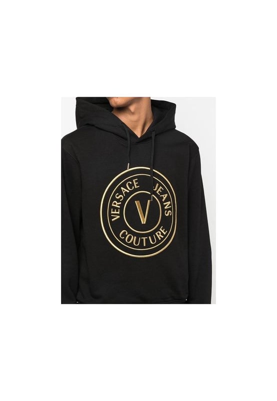 Absolutely stunning 100% Authentic brand new with tags
  Model: 73GAIT05CF00T C89
  Color: Black
  Hooded sweatshirt
  Logo details
  Material: 100% Cotton