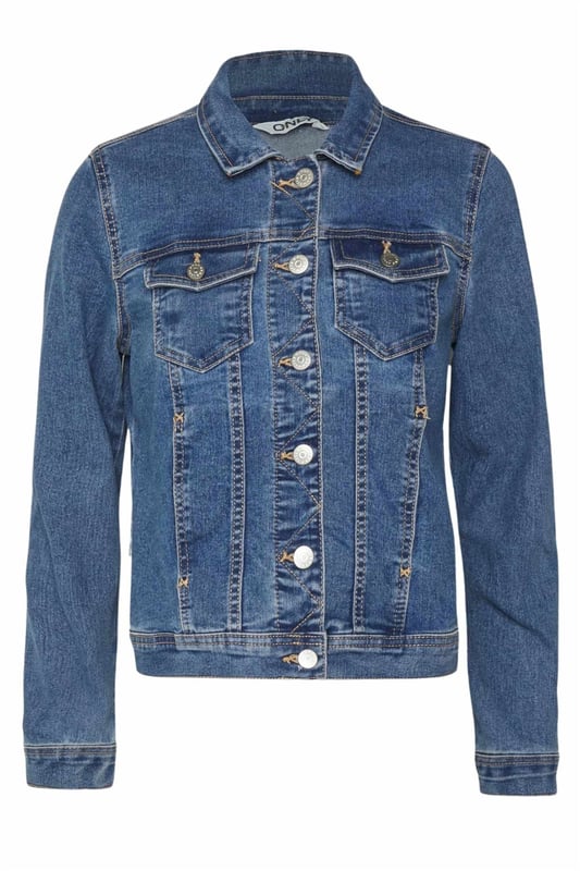 What's your colour? Go for a classic casual look with this stylish jacket, crafted from soft cotton-rich denim.  Cut to a comfortable regular fit with added stretch. Complete with all the authentic denim jacket details.  Finished with classic collar, full button placket with branded metal shanks and chest flap pockets.

Structured Denim  Cotton Blend Fabric
 
79% Cotton 20% Polyester 1% Elastane
 
Regular Collar
   
31" Shoulder to Hem
    
Sizing: As expected¬†
 
Fit: Fitted
  

These are end of line ex Only and may not be in original packaging