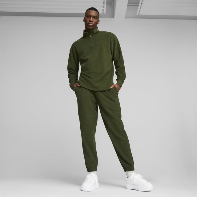 Puma men's on sale fleece cargo sweatshirt