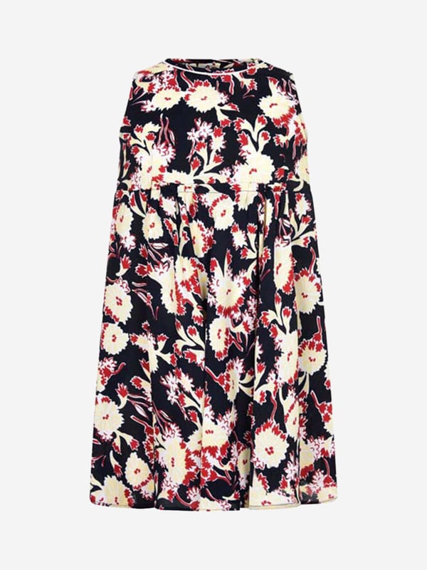 Introducing the Girls &amp; Yellow Floral Viscose Dress by Marni, a standout addition to any young girl's wardrobe! Crafted with a blend of elegance and comfort, it's perfect for all occasions. Key features include: Vibrant Floral Design: The yellow floral pattern adds a vivacious, trendy twist, making it an eye-catching piece. Luxurious Comfort: Manufactured with high-grade viscose, the dress ensures absolute comfort and breathability in every wear. Elevate her fashion quotient with this Marni Girls &amp; Yellow Floral Viscose Dress. Order this style gem now and let your girl exude charm and grace.