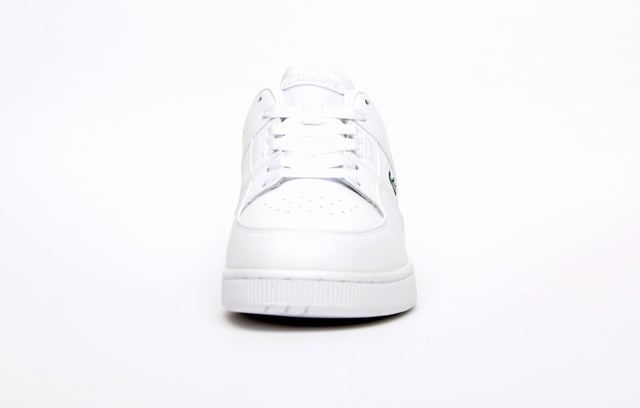 The Court Cage brings a relaxed court style featuring a smooth layered leather upper with a subtle reference to the brand in the form of an L shaped quarter panel with an elegant cupsole construction and embossed Lacoste branding. 
- Leather and synthetic mix uppers
 - Cupsole construction
 - Lace up for the perfect fit
 - Textile lining
 - Ortholite insole
 - Soft padded heel and ankle collar
 - Rubber outsole
 - Lacoste branding
Please Note: These Lacoste trainers are sold as B grades which means there may be some very slight cosmetic issues on the shoe and they come in a Lacoste box with the Lacoste brand authenticity details attached to it. We have checked every pair of these shoes and in our opinion at these heavily reduced prices all are very saleable. All shoes are guaranteed against fair wear and tear and offer a substantial saving against the normal high street price. The overall function or performance of the shoe will not be affected by cosmetic issues. B Grades are original authentic products released by the brand manufacturer with their approval at greatly reduced prices. If you are unhappy with your purchase we will be more than happy to take the shoes back from you and issue a full refund.