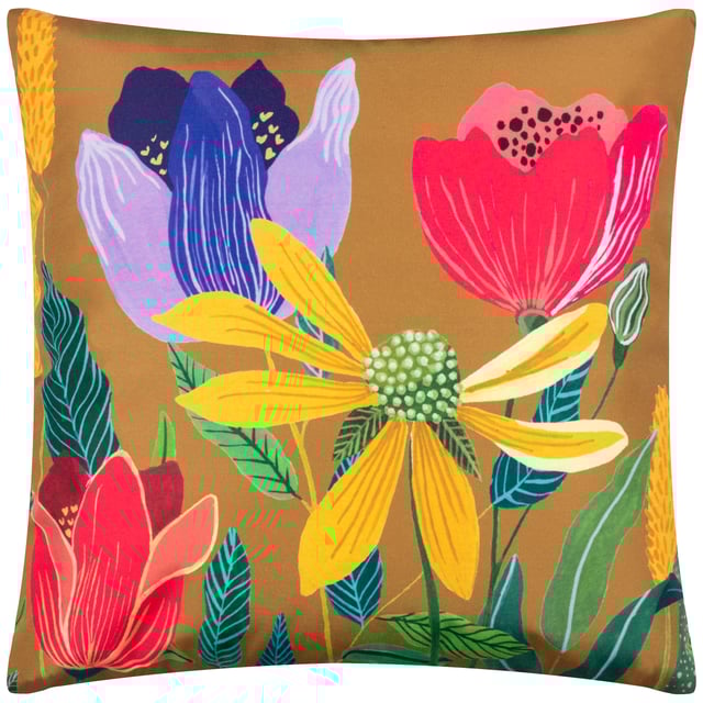 Bright and beautiful, the vibrant, yellow Celandine stands out among a host of poppies, daisies and other wild meadow florals, intermingled with lush green grass and a bold background. In razor sharp detail, these are printed onto UV and water resistant Polyester in bold, rich tones, you can almost smell the freshness! This outdoor cushion will provide a splash of vivid colour to your outdoor space patio, balcony or garden.