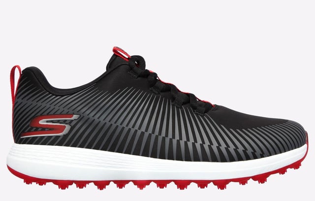 Experience walking comfort on the course with the Skechers GO GOLF Max - Bolt shoe. Lace up golf shoe features a water repellent design with a spikeless outsole, plus lightweight ULTRA FLIGHT cushioned midsole and Goga Max comfort insole.
- Lightweight, responsive ULTRA FLIGHT cushioning- High-rebound Goga Max cushioned insole based on comfortable Skechers GOwalk Max design- Water repellent protection- Smooth jersey mesh fabric with 3D print haptic synthetic overlays- Durable grip TPU outsole- Skechers GO GOLF logo detail