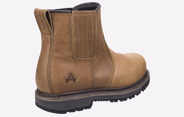 A robust GOODYEAR WELTED safety dealer boot made with full grain water resistant leather upper & internal waterproof membrane, twin leather overlay elastic gussets, steel toe, flexible composite midsole and hardwearing PU/Rubber outsole
- Full Grain Water Resistant Crazy Horse Leather Upper
- Breathable Internal Waterproof Membrane & Mesh Lining
- Twin Elastic Gusset for Close Comfort Fit
- 200 Joules Steel Toecap
- Anti-penetration Non-Metal Midsole
- Removable PU Foam Footbed
- High Density PU Midsole for Excellent Energy Absorption
- Antistatic
- Heat Resistant Nitrile Rubber Outsole
- Fuel & Oil Resistant Outsole