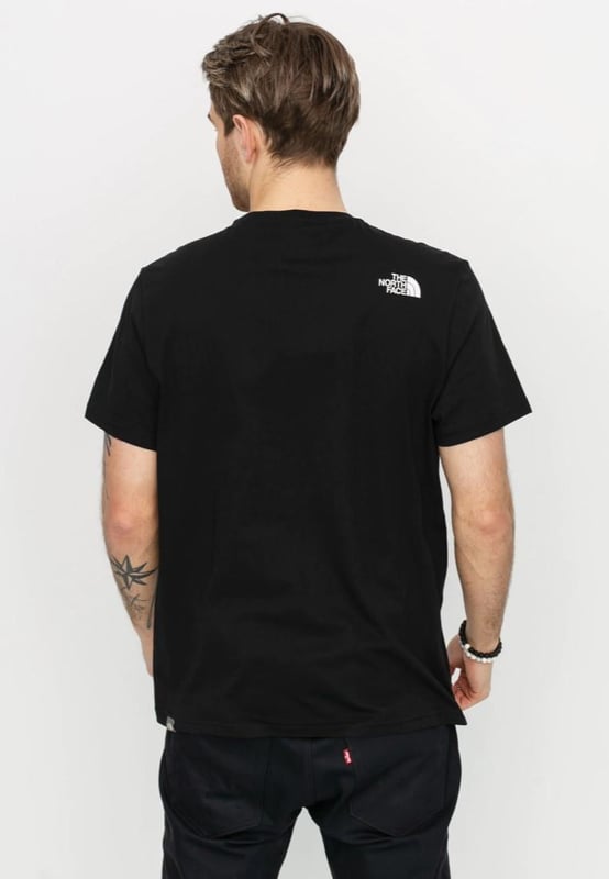 The north face black t shirt hot sale