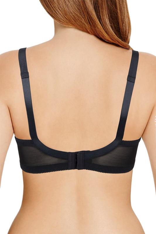 A minimiser bra trusted to provide great support in a full coverage wired shape.