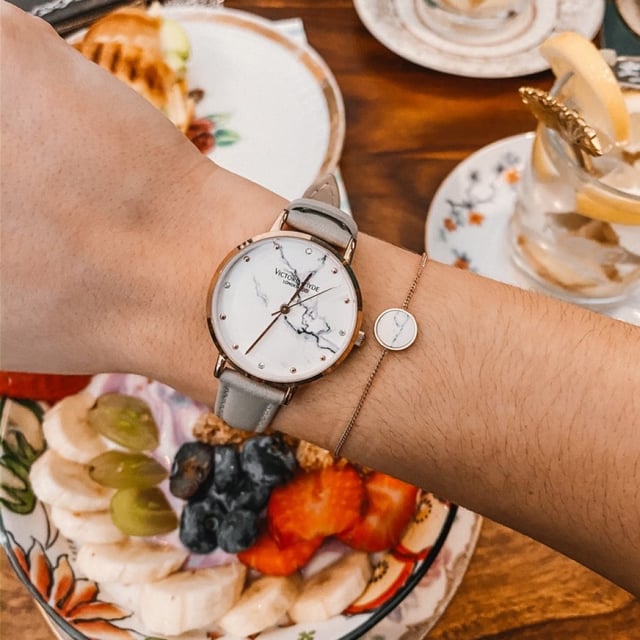 Coffee marble hotsell watch