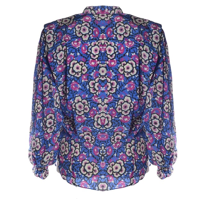 100% Silk. High Neck. Long Sleeved.