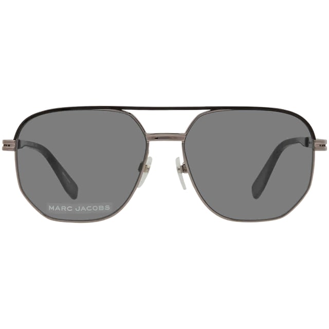 Marc Jacob 469 0085K QT Silver Sunglasses. A touch of fun for your summer days, but nothing too out of the ordinary for a Marc Jacobs collectible. Marc Jacobs Sunglass perfect for the summer. Marc Jacobs Silver 469 085K QT Sunglasses, Lens Width = 58mm, Nose Bridge Width = 15mm, Arm Length = 145mm, Made In China. Sunglasses, Sunglasses Case, Cleaning Cloth and Care Instructions all Included, 100% Protection Against UVA and UVB Sunlight and Conform to British Standard EN 1836:2005. Marc Jacobs Silver Sunglasses. MARC 469/S 085K QT