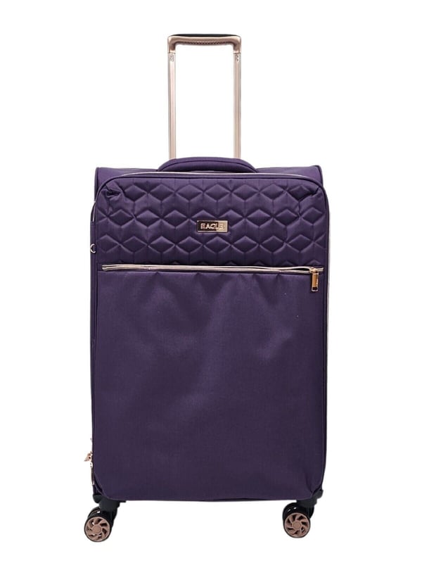 Colección de maletas Skyper: ¡donde el estilo se combina con un viaje sin esfuerzo! Presentamos la colección de maletas Skyper, una fusión perfecta de moda y funcionalidad, diseñada para mejorar tu experiencia de viaje. Esta impresionante colección viene en cuatro tamaños y una variedad de colores elegantes, que incluyen negro, morado, azul verdoso y gris, que satisfacen los diversos gustos de cada viajero. Características principales: • Cremallera en contraste de oro rosa: la maleta Skyper presta atención a los detalles. Su cremallera en contraste de oro rosa no solo agrega un elemento de elegancia y sofisticación, sino que también garantiza que tus pertenencias estén seguras con estilo. • Ruedas giratorias: dile adiós a las dificultades de manipular equipaje pesado. Cada maleta Skyper cuenta con ruedas giratorias de suave giro, que brindan una navegación sin esfuerzo por aeropuertos, calles y vestíbulos de hoteles. Las ruedas giratorias de 360 ​​grados otorgan una maniobrabilidad excepcional para una experiencia de viaje perfecta. • Bolsillo frontal: mantente organizado mientras te desplazas con el práctico bolsillo frontal. Ideal para guardar artículos esenciales de viaje como pasaportes, tarjetas de embarque y pequeños dispositivos electrónicos, este bolsillo accesible garantiza que sus artículos cruciales estén siempre a su alcance. • Material liviano: Viaje con comodidad con la construcción liviana de la maleta Skyper. Fabricada con materiales duraderos que mantienen el peso al mínimo, esta maleta le permite empacar más sin exceder los límites de equipaje. Perfecta para viajeros frecuentes y espíritus aventureros. Ya sea que se embarque en una escapada de fin de semana o un viaje de larga distancia, la colección de maletas Skyper le asegura viajar con estilo y facilidad. Mejore su viaje con esta impresionante maleta que combina a la perfección un diseño de moda con características prácticas, todo a un precio asequible. Actualice a la maleta Skyper y redefina su experiencia de viaje: ¡inteligente, elegante y sin complicaciones! Juego completo 3 tamaños | Cabina+ Mediana+ Grande, • Maleta de cabina de 20 pulgadas - Tamaño 56 x 36 x 22 cm Peso: 2,4 kg Capacidad: 46 litros • Maleta mediana de 25 pulgadas - Tamaño 72 x 44 x 26 cm Peso: 2,9 kg Capacidad: 90 litros • Maleta grande de 29 pulgadas - Tamaño 81,5 x 49 x 30 cm Peso: 3,4 kg Capacidad: 128 litros Nota: Este producto viene en un conjunto de varios tamaños, y obtendrá todos los tamaños que se ven en las imágenes.