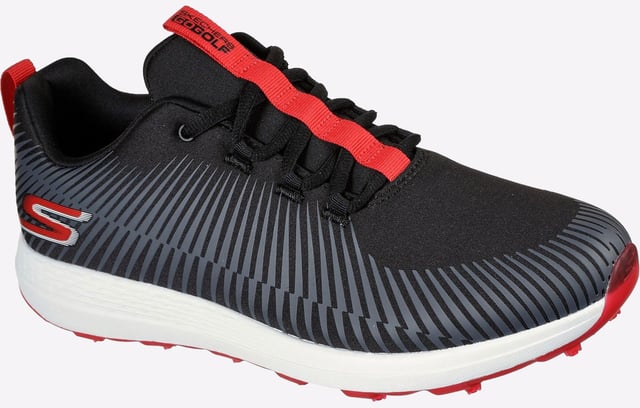 Experience walking comfort on the course with the Skechers GO GOLF Max - Bolt shoe. Lace up golf shoe features a water repellent design with a spikeless outsole, plus lightweight ULTRA FLIGHT cushioned midsole and Goga Max comfort insole.
- Lightweight, responsive ULTRA FLIGHT cushioning- High-rebound Goga Max cushioned insole based on comfortable Skechers GOwalk Max design- Water repellent protection- Smooth jersey mesh fabric with 3D print haptic synthetic overlays- Durable grip TPU outsole- Skechers GO GOLF logo detail