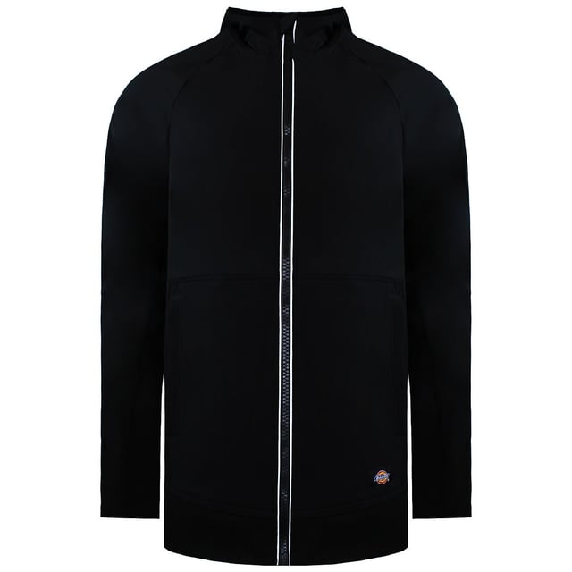 Chaqueta de chándal negra de hombre con cremallera y manga larga Dickies Momentum DK0A4YKDBLK