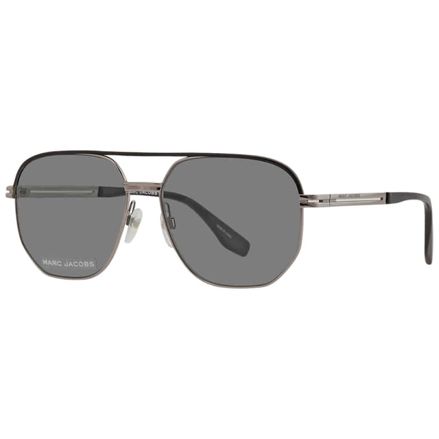 Marc Jacob 469 0085K QT Silver Sunglasses. A touch of fun for your summer days, but nothing too out of the ordinary for a Marc Jacobs collectible. Marc Jacobs Sunglass perfect for the summer. Marc Jacobs Silver 469 085K QT Sunglasses, Lens Width = 58mm, Nose Bridge Width = 15mm, Arm Length = 145mm, Made In China. Sunglasses, Sunglasses Case, Cleaning Cloth and Care Instructions all Included, 100% Protection Against UVA and UVB Sunlight and Conform to British Standard EN 1836:2005. Marc Jacobs Silver Sunglasses. MARC 469/S 085K QT
