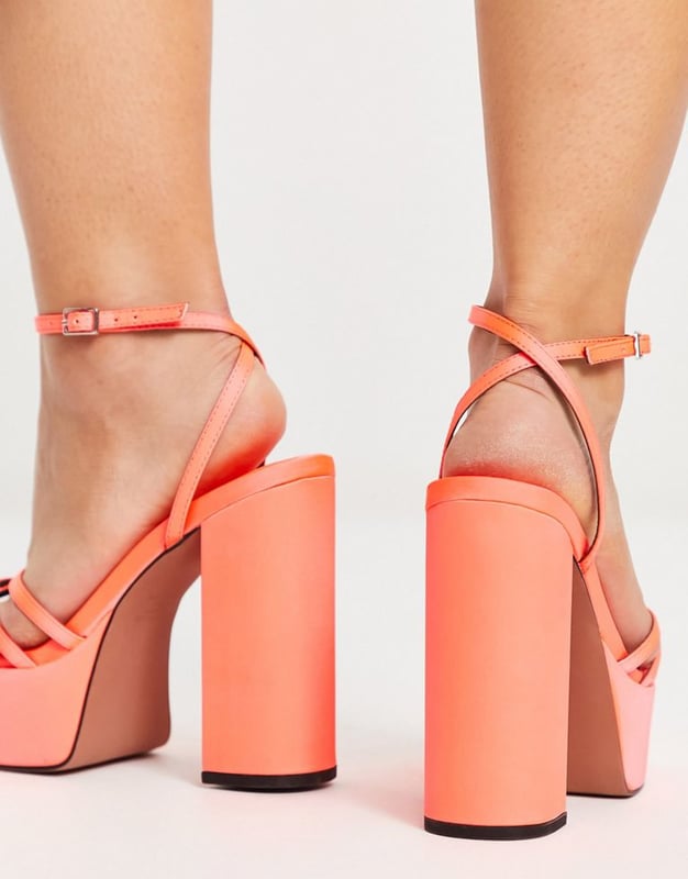 Asos Design Clear Wide Fit Sandals ASOS DESIGN Wide Fit Finchley