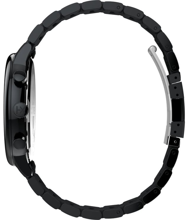 Dit Timex Heren horloge beschikt over een Quartz binnenwerk. De kast (45 mm mm) is vervaardigd uit Staal (Zwart) en heeft een Mineraalglas. De band is Zwart RVS. Dit horloge uit de Timex Chicago Chrono reeks is een mooi en tijdloos geschenk. Verras jezelf of iemand anders met dit cadeau. Bovendien geniet u hierbij van 2 jaar garantie tegen alle fabricagefouten.