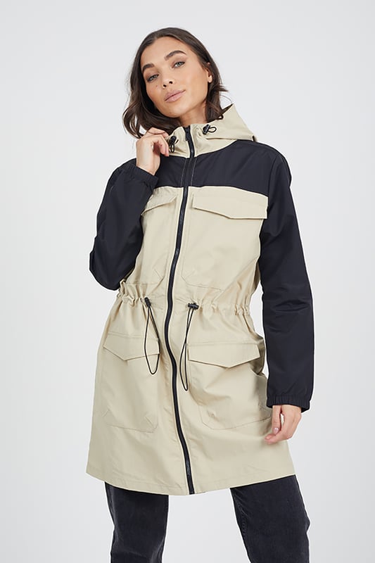 Brave soul raincoat top