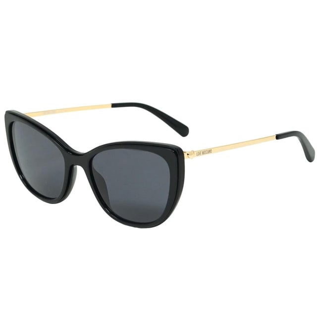 Gafas de sol Moschino MOL036/S IRPS 807 Negras. Estas gafas de sol negras vienen con un ancho de puente nasal de 18 mm, un ancho de lente de 54 mm y una longitud de patilla de 140 mm. También incluyen un estuche para gafas de sol de la marca, un paño de limpieza e instrucciones de cuidado. Las gafas de sol brindan protección total contra la luz solar UVA y UVB y cumplen con la norma británica EN 1836:2005. Perfectas para el clima de verano, estas gafas de sol son elegantes y prácticas. Gafas de sol negras, ancho del puente de la nariz = 18 mm, ancho de la lente = 54 mm, longitud del brazo = 140 mm. Incluye estuche para gafas de sol de marca y paño de limpieza. Gafas de sol, estuche para gafas de sol, paño de limpieza e instrucciones de cuidado, todo incluido, 100 % de protección contra la luz solar UVA y UVB y cumple con la norma británica EN 1836:2005. Moschino MOL036/S/S 807 IR 807 Gafas de sol