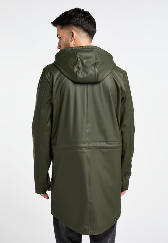 keine Füllung  Schlechtwetter-Genie! Ob Regen oder Wind, der Regenparka, der gleichzeitig auch als Übergangsjacke fungiert, ist von ICEBOUND designt und lässt Sie garantiert nicht im Stich. Gefertigt aus einem wasserdichten Obermaterial sind es die versiegelten Nähte, der verdeckte Reißverschluss und die große Kapuze, die den funktionalen Allrounder ausmachen. Für besonders angenehmen Tragekomfort sorgt ein weiches Jersey-Innenfutter in Melange sowie eine innen liegende Taillenkordel. Zwei seitliche Eingrifftaschen, eine Innentasche und die Brusttasche mit Reißverschluss runden den Style gekonnt ab. Genießen Sie die Natur, auch wenn das Wetter mal nicht mitspielt.  Regenmantel