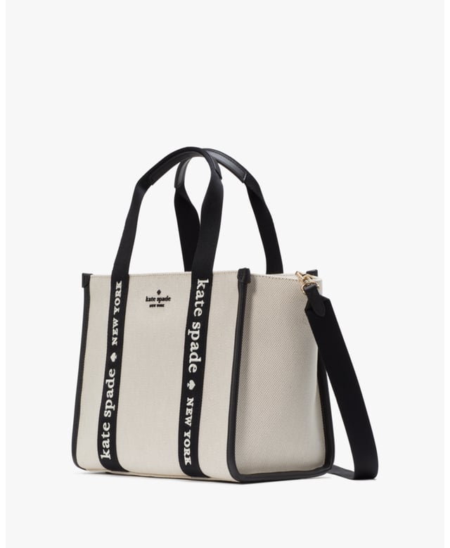 Kip Canvas Small Tote, Metal Pinmount With Spade, Back Slip Pocket,  Length: 25.40 Cm,  Width: 22.00 Cm,  Height: 15.50 Cm