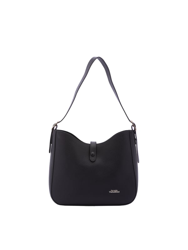 Bolso bandolera para mujer. El cierre es con imán. Los bolsillos internos son bolsillos internos con cremallera. Los bolsillos externos están ausentes. Falta la correa para el hombro. El asa es regulable en ecopiel. Hay un compartimento interno. El material exterior es ecopiel. Internamente está forrado en poliéster. Medidas: 24x27x9 cm. Producto de moda
