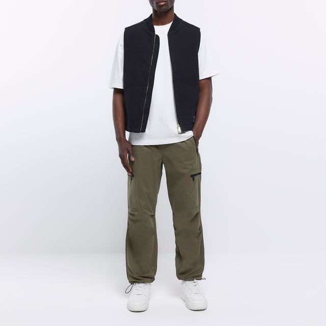 Mens cargo trousers river island top
