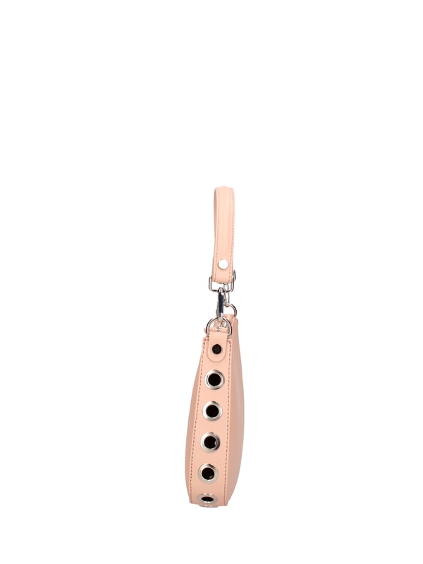 Bolso de hombro para mujeres. El cierre es con zip. Los bolsillos internos están abiertos. Los bolsillos externos están ausentes. La correa del hombro es ajustable y extraíble en cuero. El mango está en cuero. Los compartimentos internos son uno. El material externo es el verdadero cuero arrugado. Está alineado internamente en Eco -Leather. Medidas: 26x18x4 cm. Hecho en Italia