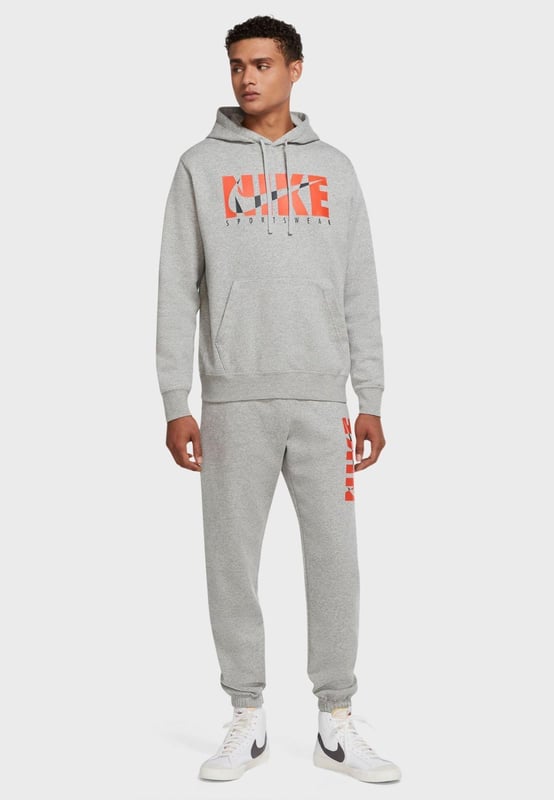 Grey nike cotton tracksuit outlet