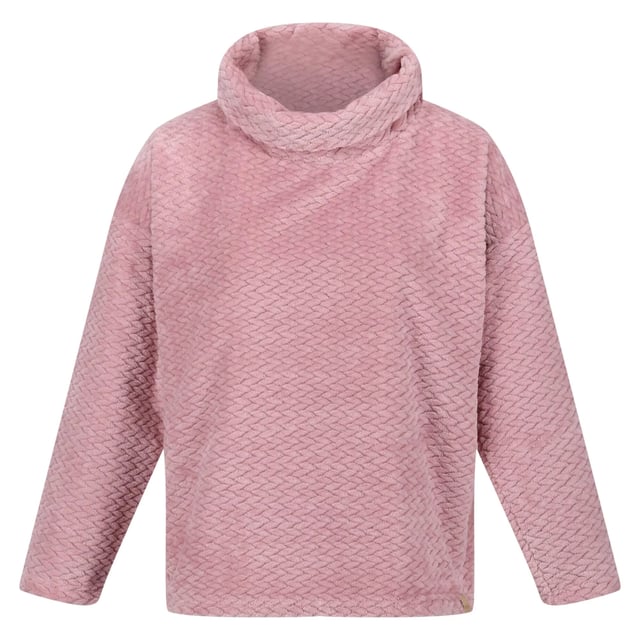 Pink fluffy jumper ladies best sale
