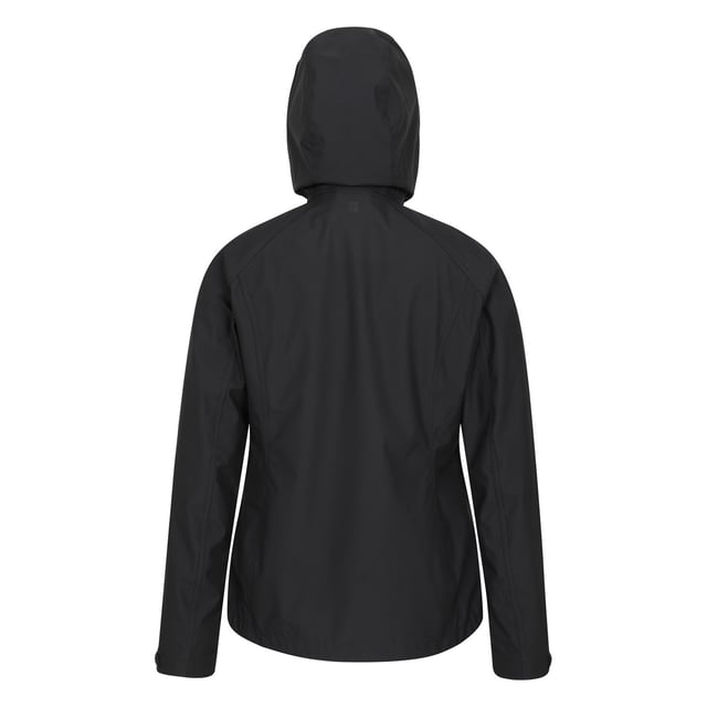 Material: 100% Polyester. Tyg: Softshell. Design: Slät. Tygteknologi: Andningsbart, Slitstarkt, DWR-finish, Lätt, Vattenavvisande, Vattenavvisande. Manschett: Justerbar, krok och ögla. Halsringning: Huva. Ärmtyp: Långärmad. Funktioner på huva: Justerbar, knäppbar justering. Fickor: 2 sidofickor, dragkedja. Fästning: Hel dragkedja.