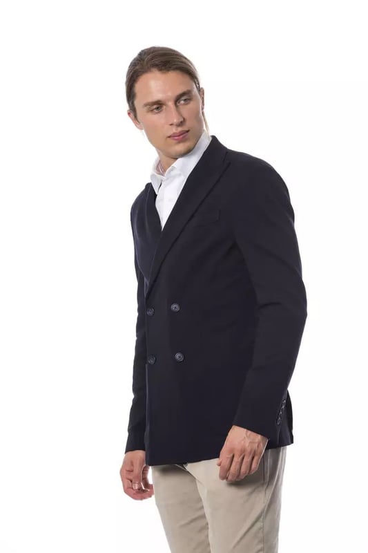 Double-breasted design
  Made from Quality viscose fabric
  Versatile blue color
  Suitable for formal occasions
  Comfortable and durable
Material: 68% Viscose 27% Polyamide 5% Elastane