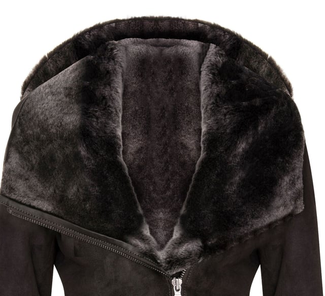 Spanish merino shearling on sale coat