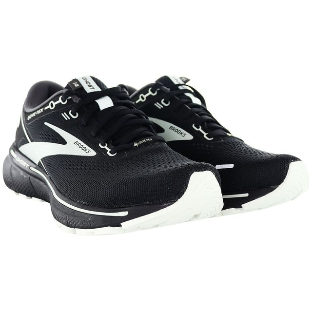 Embark on your running journey with confidence in the Brooks Ghost 14 GTX Women's Black Running Trainers. Uniting cutting-edge technology with sleek design, these trainers are engineered to deliver an optimal blend of comfort, support, and weather protection for the dedicated female runner.

Key Features:

 GORE-TEXÂ® Technology:  Experience all-weather running with the GORE-TEXÂ® technology, providing waterproof and breathable protection against the elements.

 Superior Cushioning:   The Ghost 14 incorporates Brooks' advanced cushioning technology, offering a responsive and plush feel with each step to enhance your running experience.

 Stability and Support:   Engineered with a supportive structure, these trainers provide stability and support for your feet, ensuring a secure and comfortable fit during short sprints or long-distance runs.

 Durable Outsole:   The durable outsole provides excellent traction on different surfaces, ensuring longevity and reliable performance.

 Brooks Branding:   Look for the iconic Brooks logo, symbolizing the brand's dedication to quality and performance in the running community.

 Comfortable Fit:   Designed with the female runner in mind, these trainers offer a comfortable and secure fit, allowing you to focus on your run without distractions.

Running Performance:

 Responsive Ride:   The Ghost 14 delivers a responsive ride, facilitating a smooth transition from heel to toe during your runs.

 Adaptable to Terrain:   Whether you're running on the road or tackling trails, these trainers adapt to different terrains, offering reliable grip and support.

 All-Weather Performance:   With GORE-TEXÂ® technology, these trainers are equipped to handle various weather conditions, keeping your feet dry and comfortable.