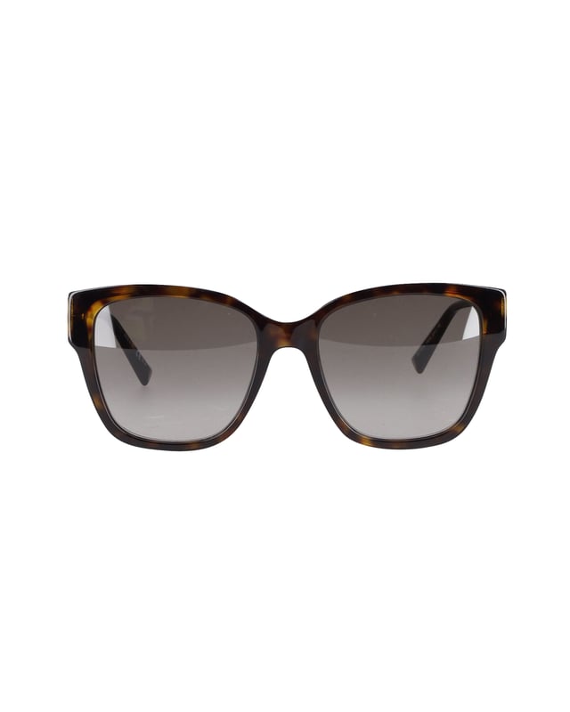 Givenchy D frame Tortoiseshell Sunglasses in Brown Acetate