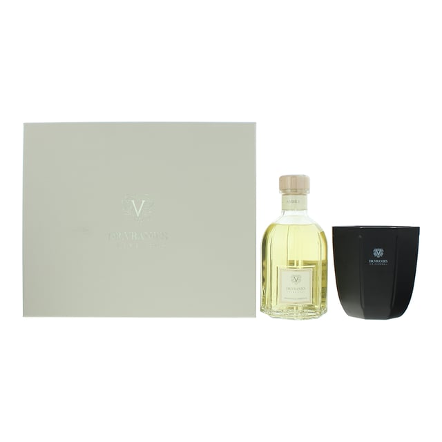The Dr. Vranjes Firenze Ambra Diffuser is a luxurious home fragrance designed to envelop your space in a warm, sophisticated aroma. Presented in a beautifully crafted glass bottle, this diffuser combines elegance with high-performance scent diffusion. The fragrance features a rich and complex blend of amber, resins, and subtle spices, creating an inviting and opulent atmosphere. The scent profile is both warm and sensual, evoking a sense of comfort and elegance that enhances any room. The Dr. Vranjes Firenze Ambra Onyx Candle (500g) is a luxurious scented candle that epitomizes Italian craftsmanship and elegance. The rich and sophisticated fragrance of Ambra Onyx is a warm, inviting blend of amber, oriental spices, and exotic woods, creating an atmosphere of relaxation and opulence. Perfect for adding a touch of luxury to any space, this candle offers a sensory experience that soothes and uplifts, making it a perfect gift or indulgence for oneself.