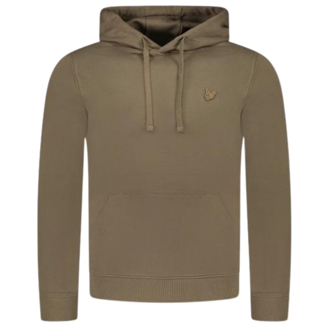 Lyle Scott Tonal Eagle Logo Olive Green Pull-over Hoodie