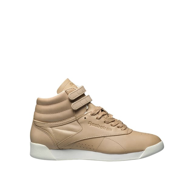 Reebok Freestyle Hi xx Face Stockholm 35 Beige Leather Womens