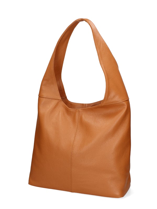 Bolso bandolera de mujer con doble compartimento en auténtica piel dólar. Equipado con bolso de mano no extraíble. Producto artesanal italiano. Hecho en Italia
