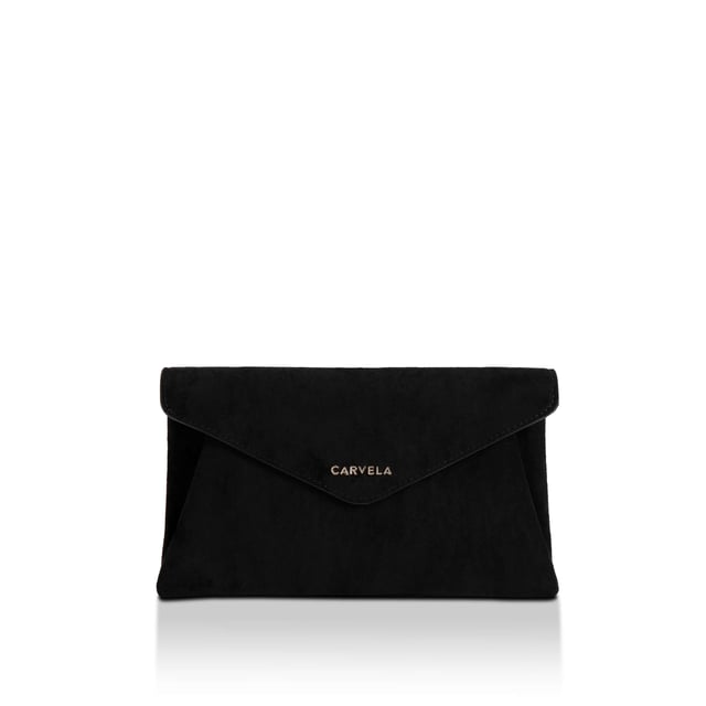 Carvela navy cheap clutch bag