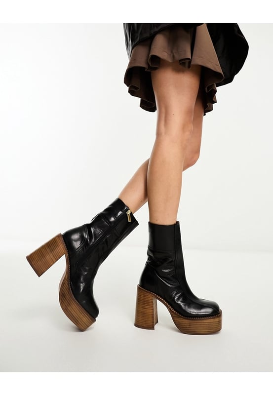 Asos platform booties shop