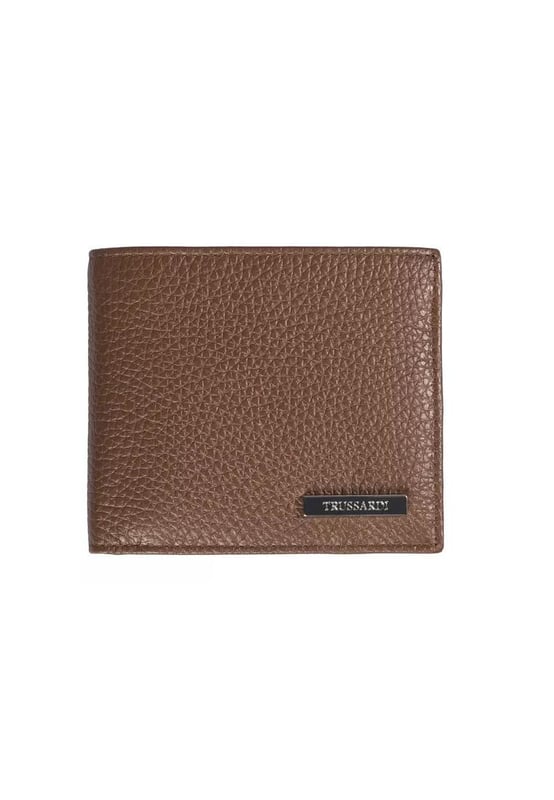 Mens wallet in tumbled leather
  Book-style opening
  Coin compartment and card holder
  Dimensions: 13x16x3
  Stylish and practical design
Material: 100% Leather