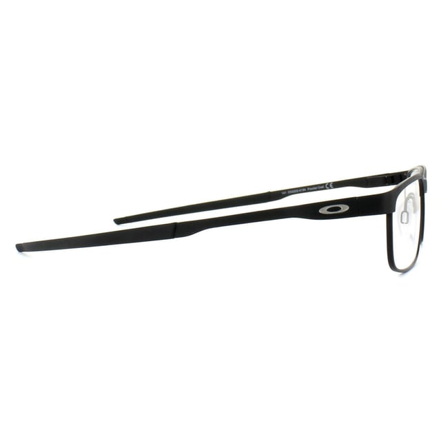 Las Oakley Steel Plate OX3222-01 Powder Coal tienen una montura de acero ultrafina con una sutil curva en las patillas para un acabado elegante y cómodo. Las bisagras de resorte y las almohadillas de Unobtanium se suman a la excelente comodidad.