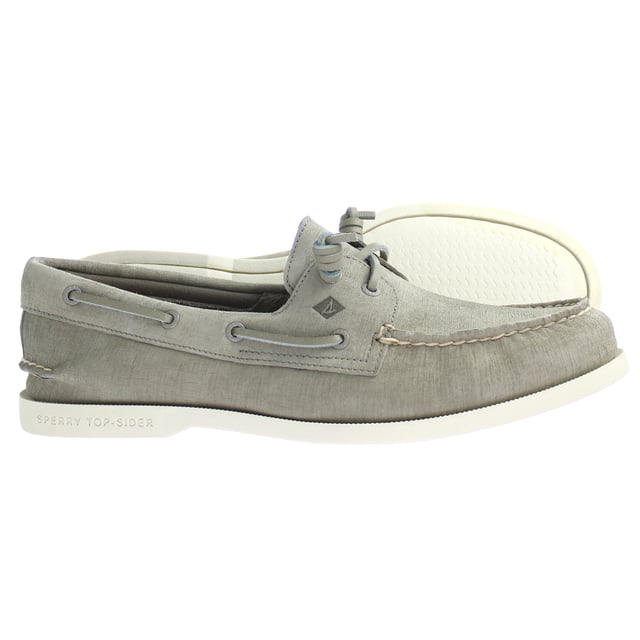 Womens cheap gray sperrys