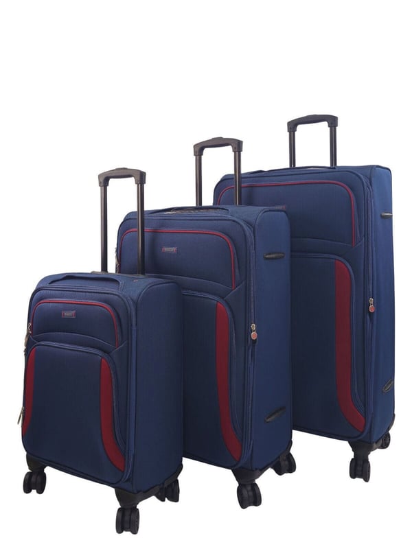Embark on a Adventure with Our Exquisite 8-Wheel Luggage Set
AMAZING AIRLINE COMPATIBILITY: We understand that travellers may fly with many different airlines throughout their lifetime. That�s why we designed this cabin case so it is accepted on the vast majority of airlines throughout the UK, Europe & North America. Including easyJet, British Airways, Delta, Flybe, Lufthansa, Ryanair (Priority Boarding), Norwegian, Jet2, KLM, Virgin Atlantic and many more. (Please check with your airline before purchasing).

Key Features:

Eye-Catching Colours: Immerse yourself in the allure of paradise with a vibrant colour
Compact Cabin Size: Meets airline requirements for hassle-free boarding, featuring a roomy interior and maneuverable with a sturdy handle and 360-degree wheels.
Smooth 360 dual 8-wheel spinners for effortless mobility
Secure integrated 3-digit lock for enhanced security.
Constructed from ultra-strong Jacquard nylon 600D material for durability.
Self-locking telescopic handle and zip-around closure for easy use.
Indulge in the perfect blend of practicality and aesthetics with our Travel Collection - your passport to a seamless and stylish journey.
20 Inch Cabin Case - Size 55 x 40 x 20 cm Weight : 2.5Kg Capacity : 38 Litre
26 Inch Medium Case - Size 73 x 44 x 29 cm Weight : 3.3Kg Capacity : 95 Litre
29 Inch Large Case - Size 84 x 47 x 32 cm Weight : 4Kg Capacity : 127 Litre

Note: Please select preferred size. Sizes sold individually, not in sets.