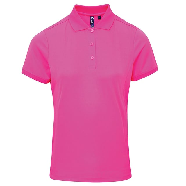 Passend polo t-shirt met zijwaarts geplaatste details om het vrouwelijk figuur te flatteren.. Een stijlvolle gebreide kraag en 3 knoopsluiting in de halslijn zorgen voor een moderne werkkleding die een slim alternatief is voor een blouse.. Ontworpen om te passen bij onze 'Kleuren'-reeks in schorten en blouses, kan dit artikel worden gedragen in verschillende industrieën en heeft vochtafvoerende eigenschappen die helpen om vocht weg te zuigen van het lichaam onder warme omstandigheden.. Snelle droging en uitstekend kleurbehoud. Stof: 100% Polyester piqué. Gewicht: 155gsm. XS, S, M, L, XL, 2XL (8, 10, 12, 14, 16, 18).