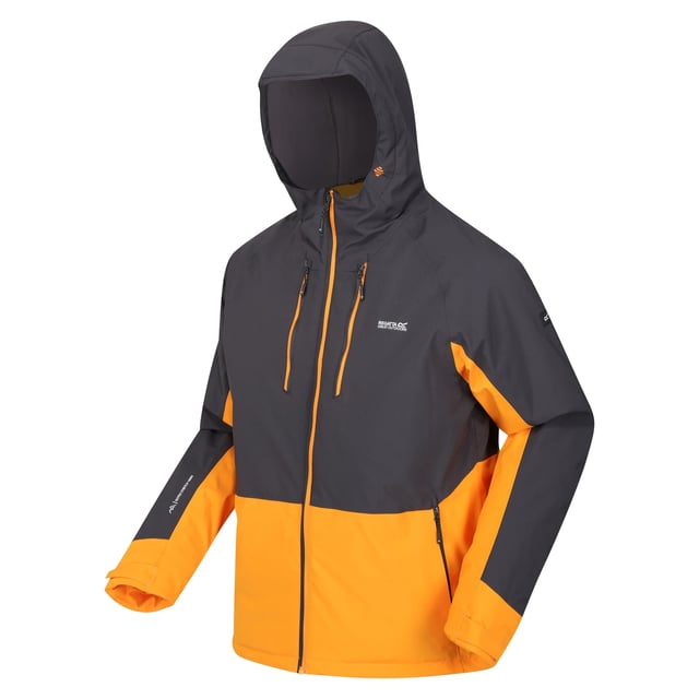REGATTA HIGHTON STRETCH PADDED JACKET III DKGREY/BLACK - Giacca trekking