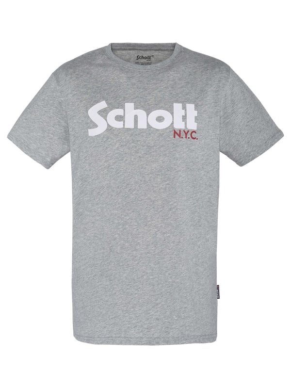 Lässiges Shirt mit bequemen Rundhalsausschnitt und Logoprint auf der Vorderseite.